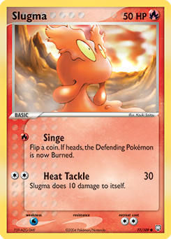 Slugma 77/109 Pokémon card from Ex Team Rocket Returns for sale at best price