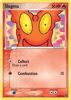 Slugma 74/107 Pokémon card from Ex Deoxys for sale at best price