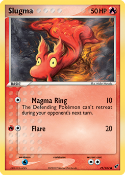 Carte Pokémon Limagma 75/107 de la série Ex Deoxys en vente au meilleur prix