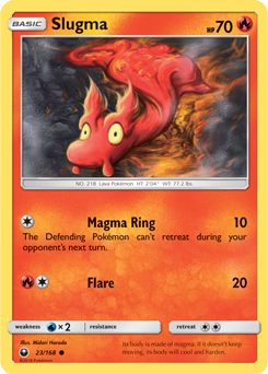 Slugma 23/168 Pokémon card from Celestial Storm for sale at best price