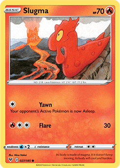 Slugma 027/185 Pokémon card from Vivid Voltage for sale at best price