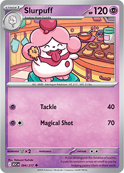 Slurpuff 94/217 Pokémon card from Ascended Heroes for sale at best price