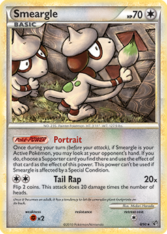 Smeargle 8/90 Pokémon card from Undaunted for sale at best price
