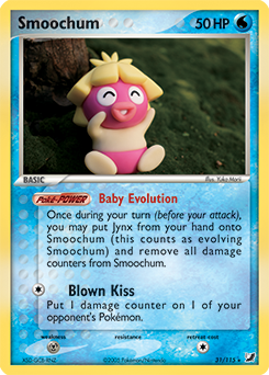 Smoochum 31/115 Pokémon card from Ex Unseen Forces for sale at best price