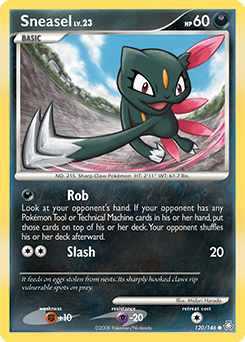 Sneasel 120/146 Pokémon card from Legends Awakened for sale at best price