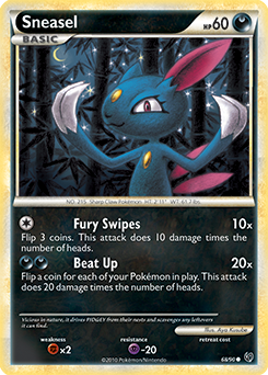 Sneasel 68/90 Pokémon card from Undaunted for sale at best price