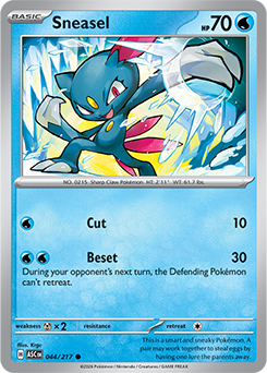 Carte Pokémon Communes Farfuret 44/217 de la série Héros Transcendants