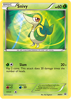 Snivy BW01 Pokémon card from Back & White Promos for sale at best price