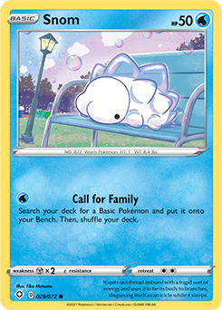 Snom 029/072 Pokémon card from Shining Fates for sale at best price
