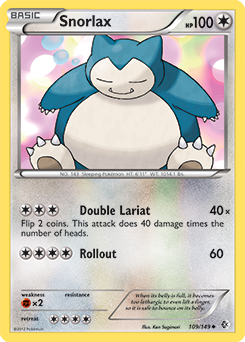 Snorlax 109/149 Pokémon card from Boundaries Crossed for sale at best price