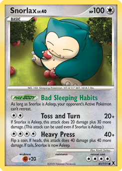 Snorlax 81/111 Pokémon card from Rising Rivals for sale at best price