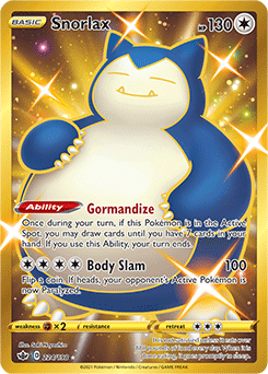 Snorlax 224/198 Pokémon card from Chilling Reign for sale at best price