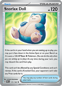 Snorlax Doll 175/182 Pokémon card from Paradox Rift for sale at best price