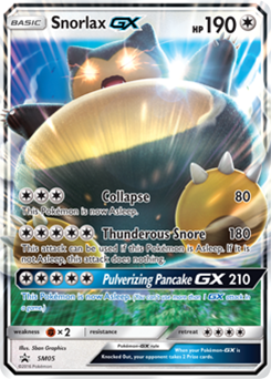 Snorlax GX SM05 Pokémon card from Sun and Moon Promos for sale at best price