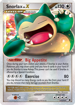 Snorlax LV.X 111/111 Pokémon card from Rising Rivals for sale at best price