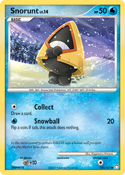 Snorunt 100/123 Pokémon card from Mysterious Treasures for sale at best price