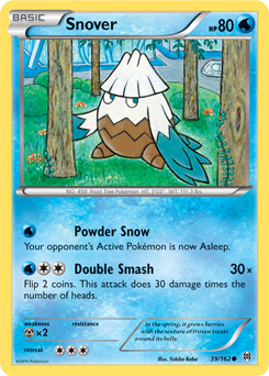 Snover 39/162 Pokémon card from Breakthrough for sale at best price