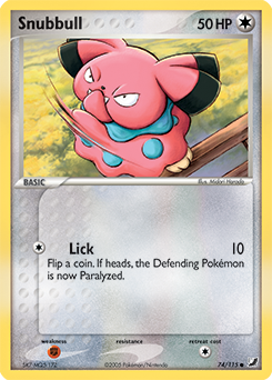 Snubbull 74/115 Pokémon card from Ex Unseen Forces for sale at best price