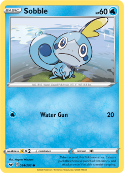 Sobble 54/202 Pokémon card from Sword & Shield for sale at best price