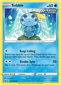 Sobble 41/198 Pokémon card from Chilling Reign for sale at best price