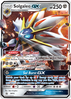 Solgaleo GX SM16 Pokémon card from Sun and Moon Promos for sale at best price