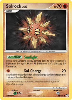 Solrock 85/106 Pokémon card from Great Encounters for sale at best price