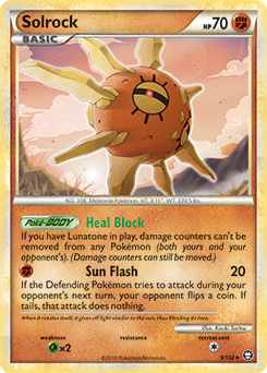 Solrock 9/102 Pokémon card from Triumphant for sale at best price