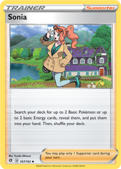 Sonia 167/192 Pokémon card from Rebel Clash for sale at best price