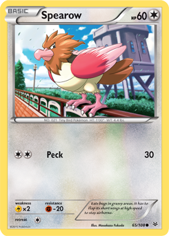 Spearow 65/108 Pokémon card from Roaring Skies for sale at best price