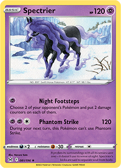 Spectrier 081/196 Pokémon card from Lost Origin for sale at best price