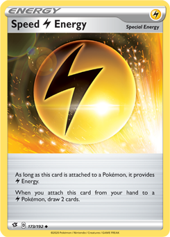 Speed Lightning Energy 173/192 Pokémon card from Rebel Clash for sale at best price
