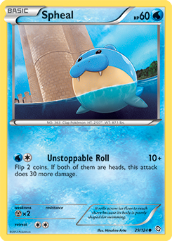 Spheal 29/124 Pokémon card from Dragons Exalted for sale at best price