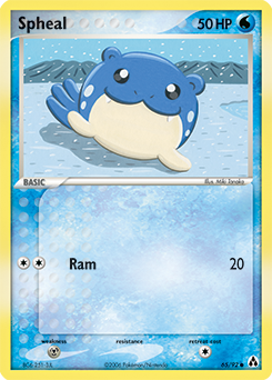 Spheal 65/92 Pokémon card from Ex Legend Maker for sale at best price
