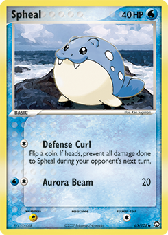Spheal 65/108 Pokémon card from Ex Power Keepers for sale at best price