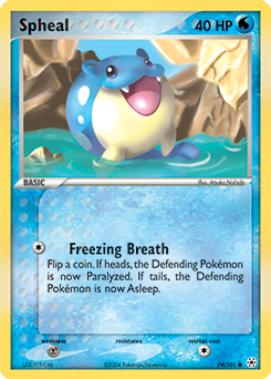 Spheal 74/101 Pokémon card from Ex Hidden Legends for sale at best price