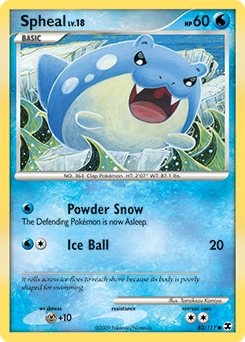 Spheal 82/111 Pokémon card from Rising Rivals for sale at best price