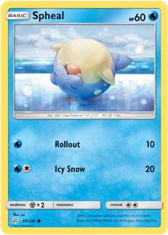 Spheal 49/236 Pokémon card from Cosmic Eclipse for sale at best price