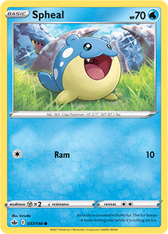 Spheal 37/198 Pokémon card from Chilling Reign for sale at best price