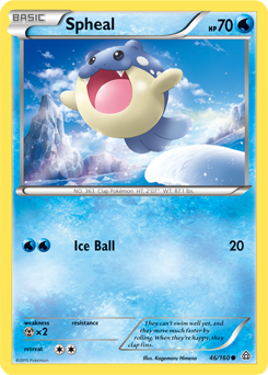 Spheal 46/160 Pokémon card from Primal Clash for sale at best price