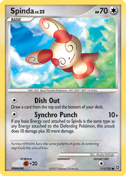 Spinda 111/132 Pokémon card from Secret Wonders for sale at best price