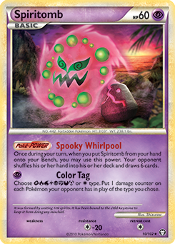 Spiritomb 10/102 Pokémon card from Triumphant for sale at best price