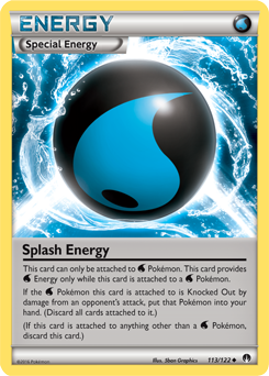 Splash Energy 113/122 Pokémon card from Breakpoint for sale at best price