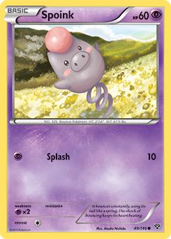 Spoink 49/146 Pokémon card from X&Y for sale at best price