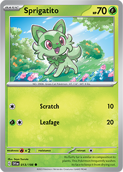 Sprigatito 013/198 Pokémon card from Scarlet & Violet for sale at best price
