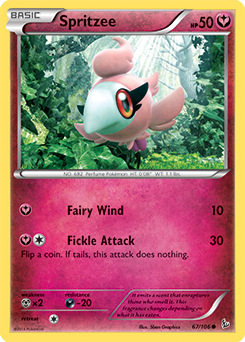 Spritzee 67/106 Pokémon card from Flashfire for sale at best price