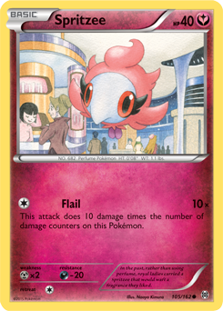 Spritzee 105/162 Pokémon card from Breakthrough for sale at best price