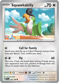 Squawkabilly 162/198 Pokémon card from Scarlet & Violet for sale at best price