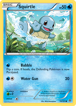 Squirtle 14/101 Pokémon card from Plasma Blast for sale at best price