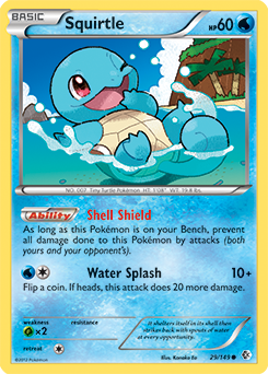 Squirtle 29/149 Pokémon card from Boundaries Crossed for sale at best price