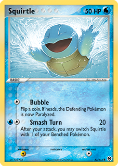 Squirtle 83/112 Pokémon card from Ex Fire Red Leaf Green for sale at best price